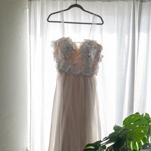 Wedding Dress (A-Line Tulle Lace)